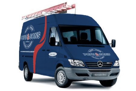 Pope & Sons newly wrapped truck