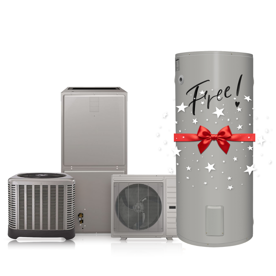 free hot water tank with new heating system