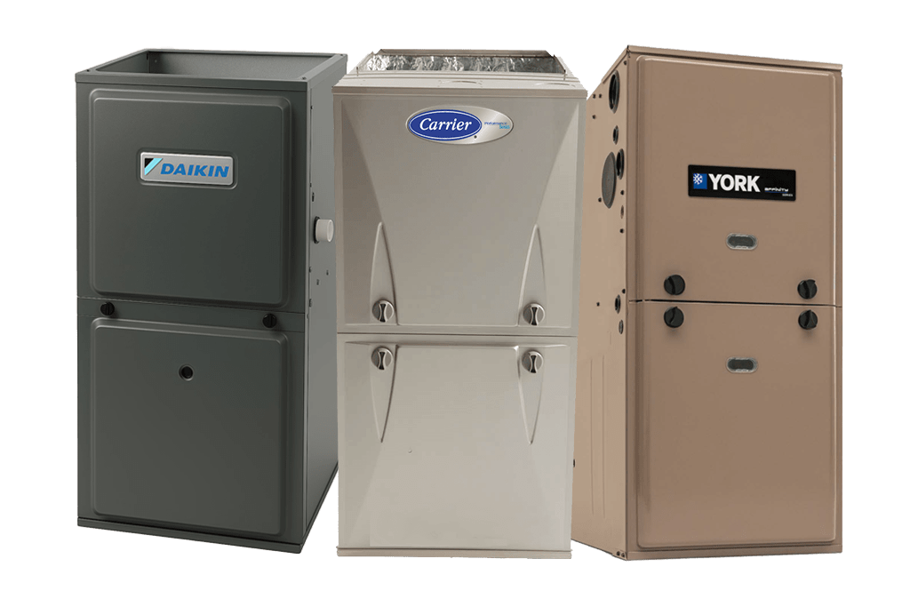 Daikin, Carrier and York furnaces