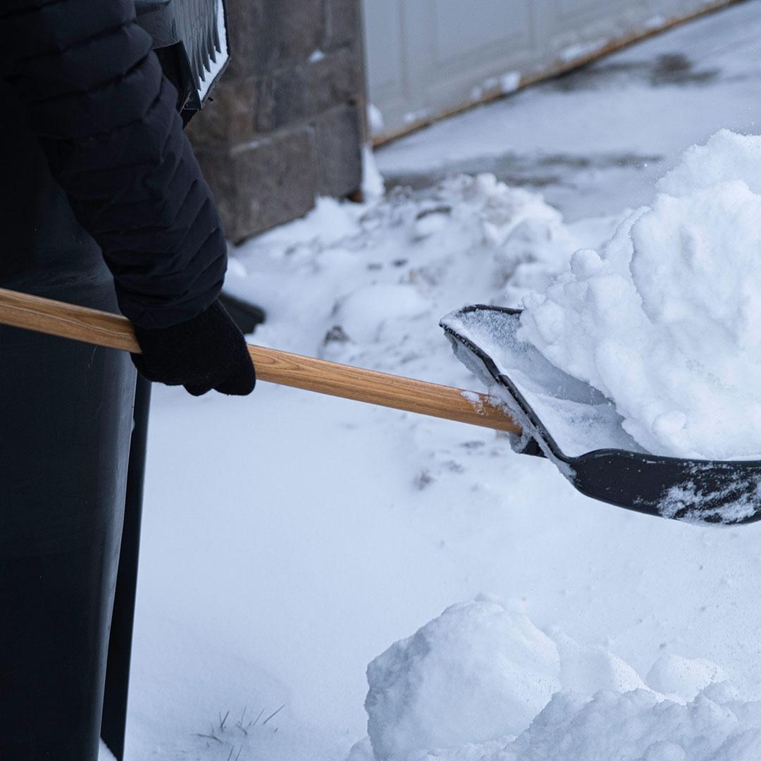 snow shoveling
